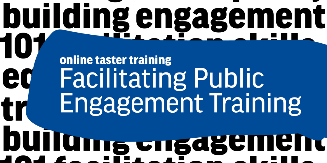 Facilitating Public Engagement Training